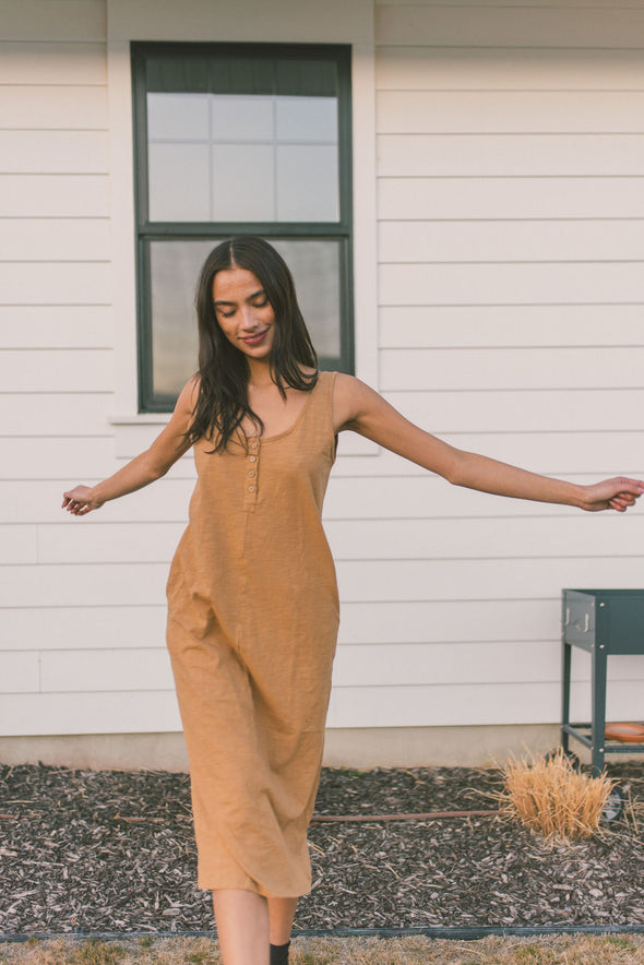 Beachcomber Tank Midi Dress ROBBIE + CO. Beachcomber Tank Midi Dress ROBBIE + CO.