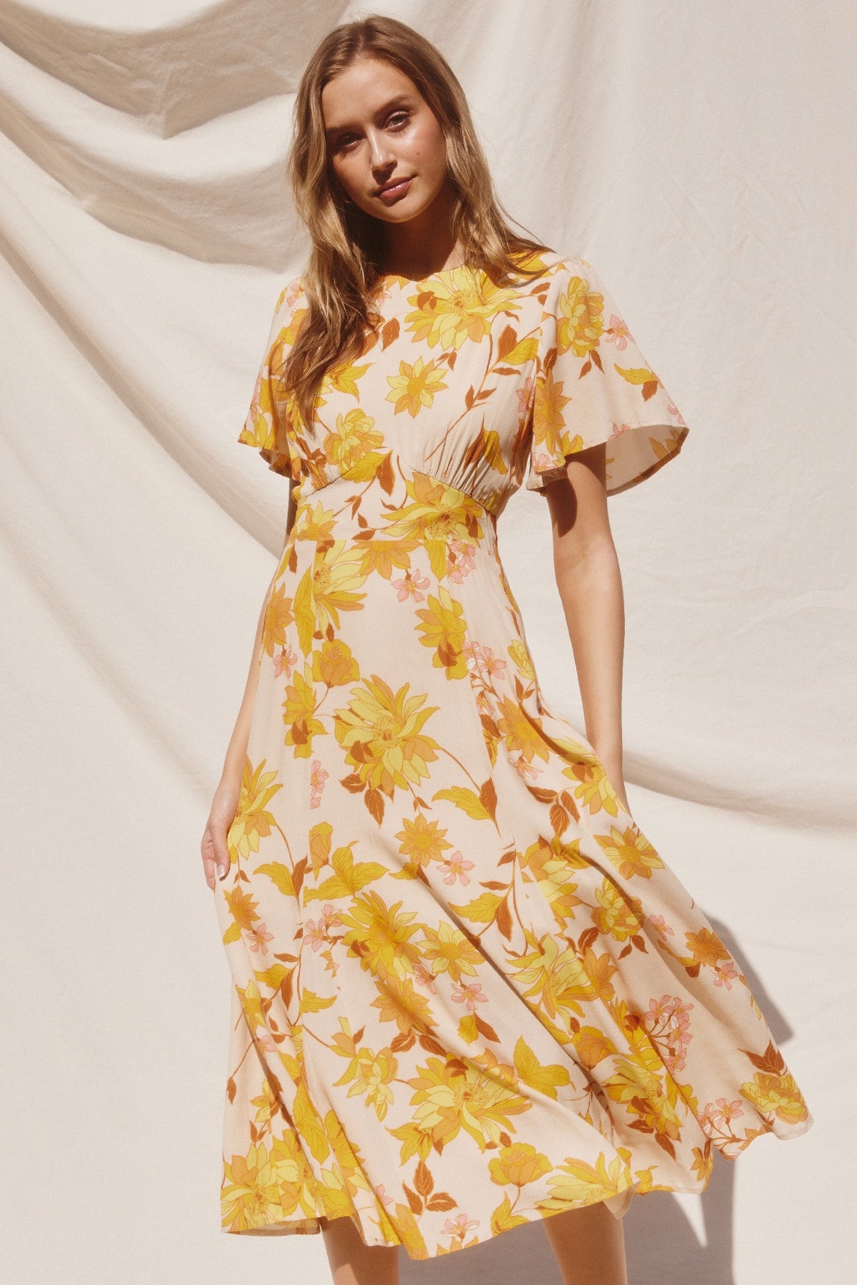 Alba Floral Dress Large Alba Floral Dress Large