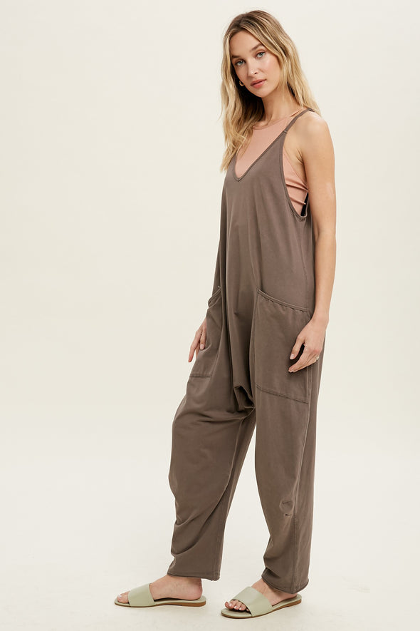Around The Block Onesie in Grey
