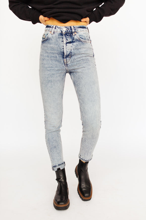 Free People Zuri Mom Jeans