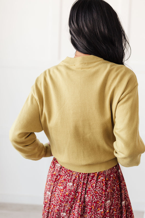 OAT Eastbridge Pullover Sweater in Moss