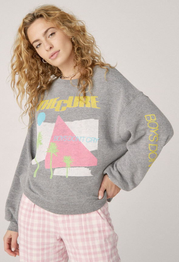Daydreamer The Cure Boys Don't Cry Oversized Sweatshirt