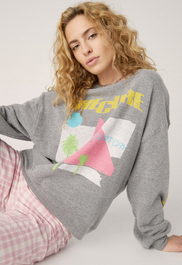Daydreamer The Cure Boys Don't Cry Oversized Sweatshirt