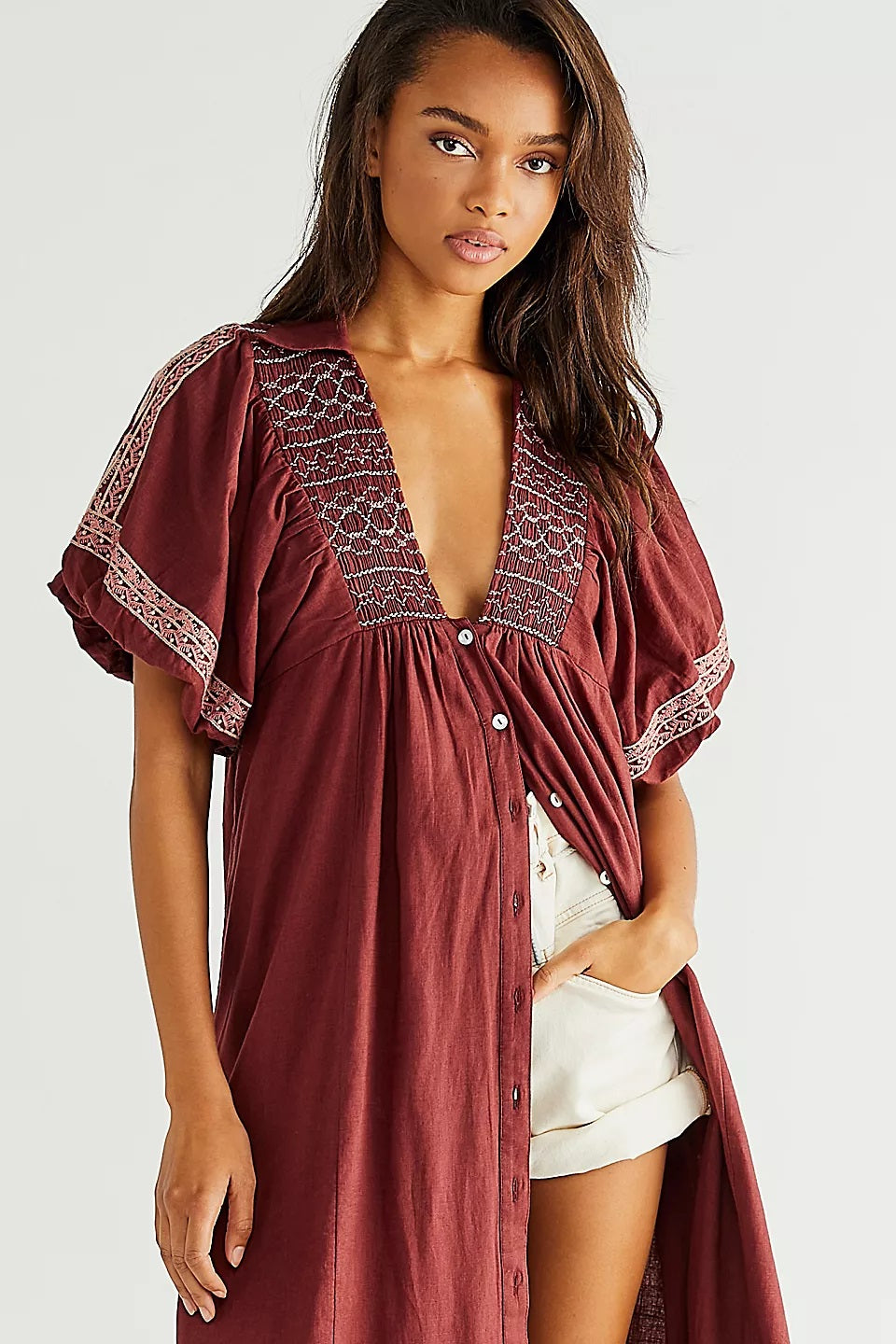 Free People Samantha Shirtdress Free People Samantha Shirtdress
